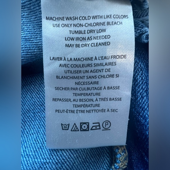 Anthropologie Pilcro Flare Bootcut Distressed Blue Jean Size 30 - Picture 7 of 10